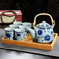 Thumbnail for Service à thé céramique avec plateau | Théières à la folie