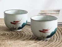 Thumbnail for ​Service à thé design japonais poisson rouge | Théières à la folie