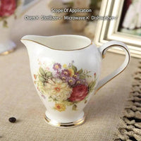 Thumbnail for ​Service à thé en porcelaine fine à fleurs | Théières à la folie