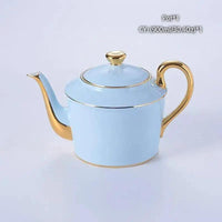 Thumbnail for ​Service à thé en porcelaine fine bleu ciel | Théières à la folie