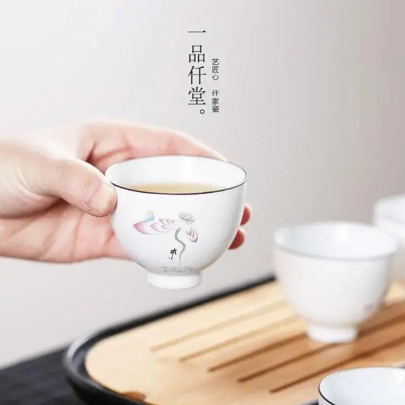 ​Service à thé en porcelaine finement peinte | Théières à la folie