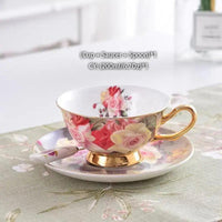 Thumbnail for ​Service à thé fine porcelaine, roses anglaises  |  Théières à la folie