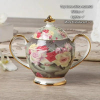 Thumbnail for ​Service à thé fine porcelaine, roses anglaises  |  Théières à la folie