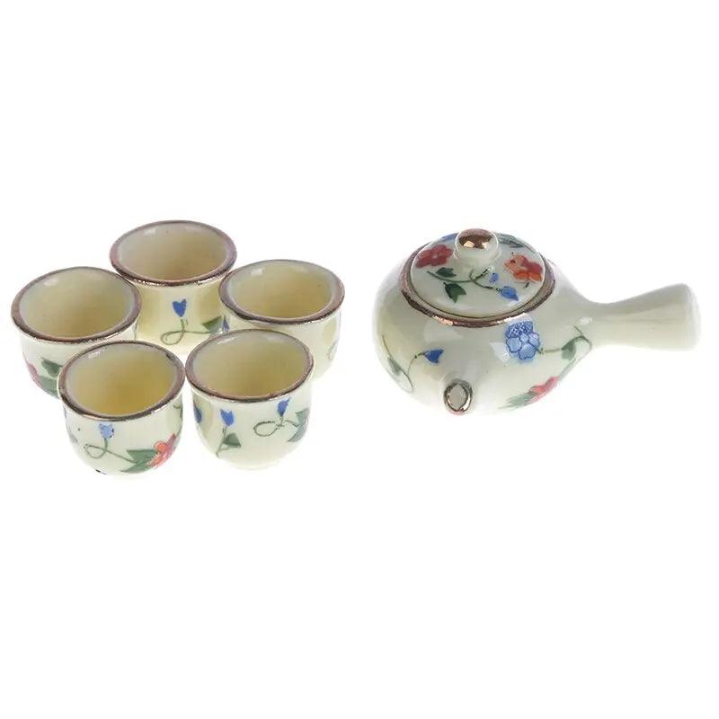 Service à thé miniature en porcelaine | Théières à la folie