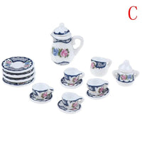 Thumbnail for Service à thé miniature en porcelaine | Théières à la folie