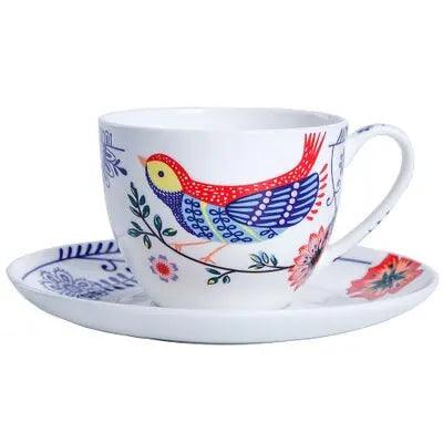 ​Service à thé modulable porcelaine oiseau naïf | Théières à la folie
