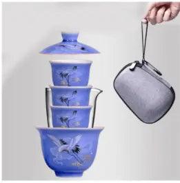 ​Service à thé porcelaine transportable | Théières à la folie
