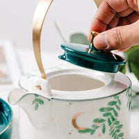 Thumbnail for ​Service à thé sur plateau fraîcheur verte | Théières à la folie