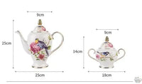 Thumbnail for Service thé évolutif occidental porcelaine | Théières à la folie