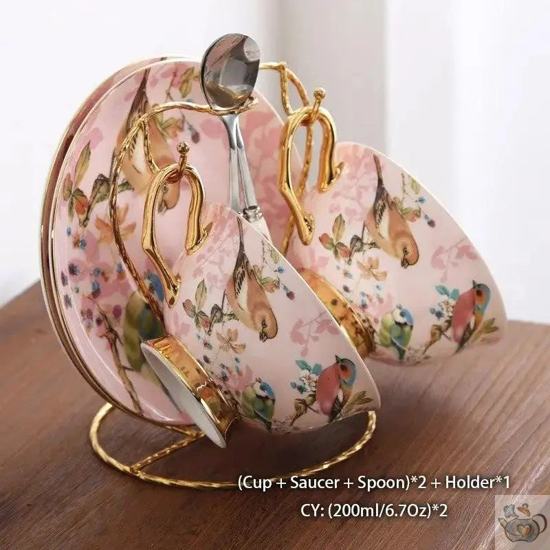 Service thé design occidental fine porcelaine | Théières à la folie