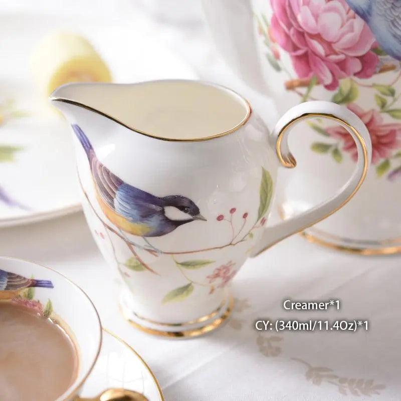 Service thé évolutif occidental porcelaine | Théières à la folie