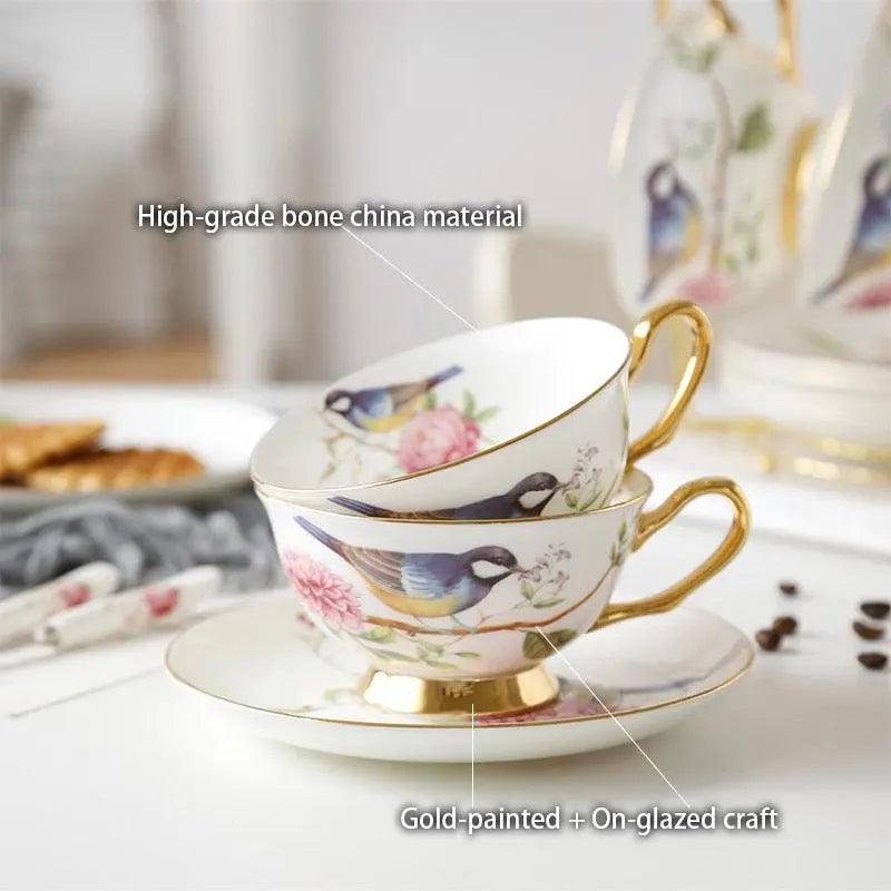 Service thé évolutif occidental porcelaine | Théières à la folie