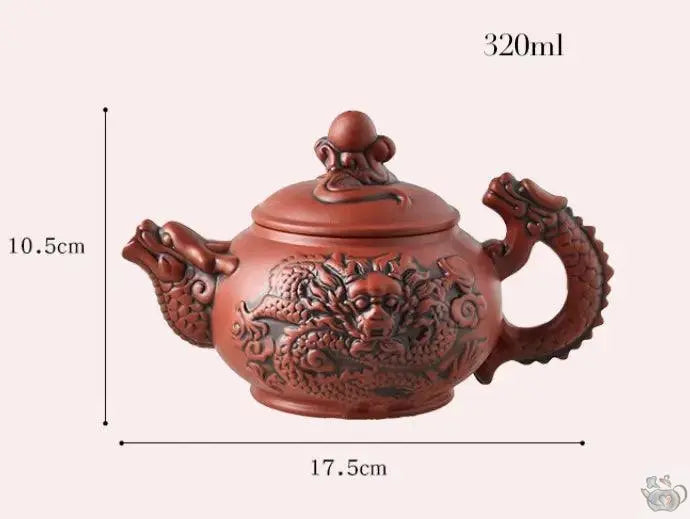 ​Set à thé Dragon en argile de Yixing | Théières à la folie
