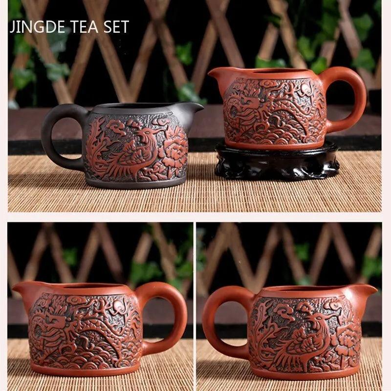 ​Set à thé Dragon en argile de Yixing | Théières à la folie
