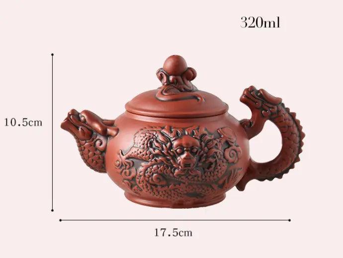 ​Set à thé Dragon en argile de Yixing | Théières à la folie