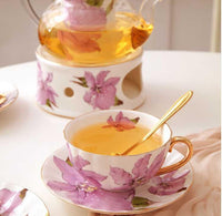 Thumbnail for ​Set à thé en porcelaine, théière en verre  |  Théières à la folie