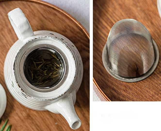 ​Set à thé japonais céramique fleurie | Théières à la folie