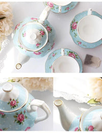 Thumbnail for ​Set à thé pastel style romantique rétro |  Théières à la folie