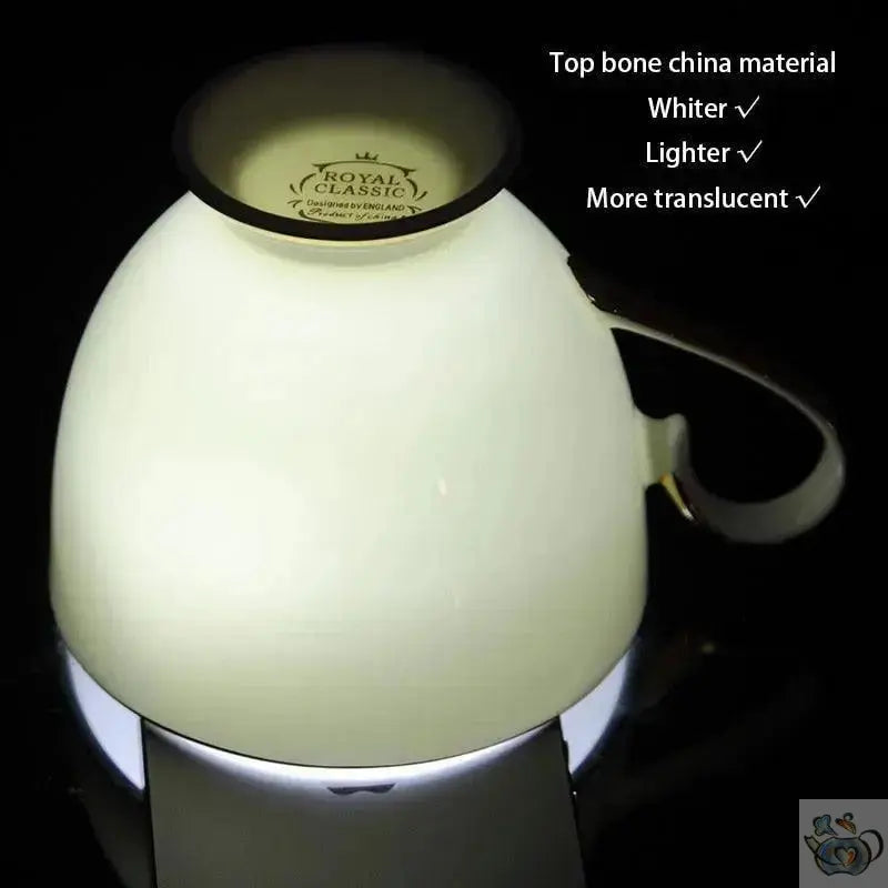 ​Set de thé en porcelaine blanche et or | Théières à la folie