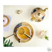 Thumbnail for Set thé solitaire porcelaine baiser de Klimt Théières à la folie