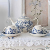Thumbnail for ​Set pour 2 blanc-bleu classique intemporel | Théières à la folie