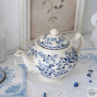 Thumbnail for ​Set pour 2 blanc-bleu classique intemporel | Théières à la folie