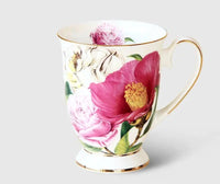 Thumbnail for ​Tasse mug porcelaine motif floral  |  Théières à la folie