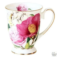 Thumbnail for ​Tasse mug porcelaine motif floral  |  Théières à la folie