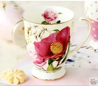 Thumbnail for ​Tasse mug porcelaine motif floral  |  Théières à la folie