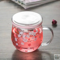Thumbnail for ​Théière Mug en verre fleuri | Théières à la folie