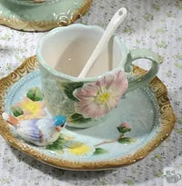 Thumbnail for ​Théière aux oiseaux style rococo | Théières à la folie
