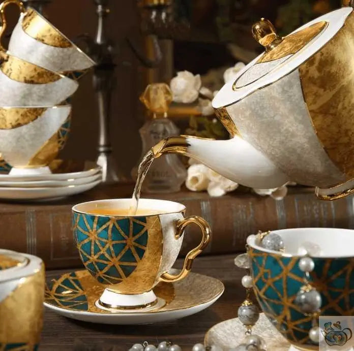 ​Théière contemporaine porcelaine marbrée | Théières à la folie