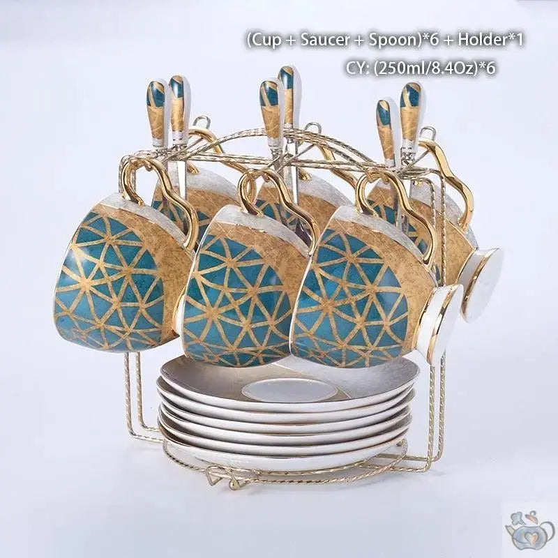 ​Théière contemporaine porcelaine marbrée | Théières à la folie