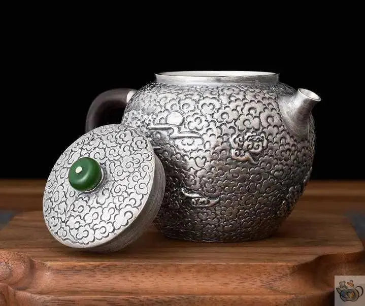 ​Théière en argent massif artisanal | Théières à la folie