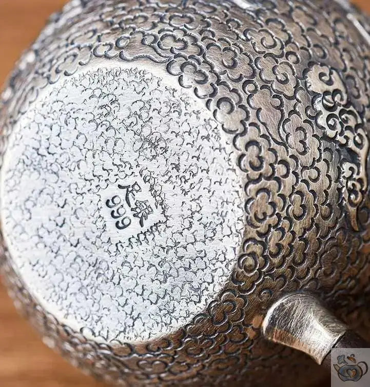 ​Théière en argent massif artisanal | Théières à la folie