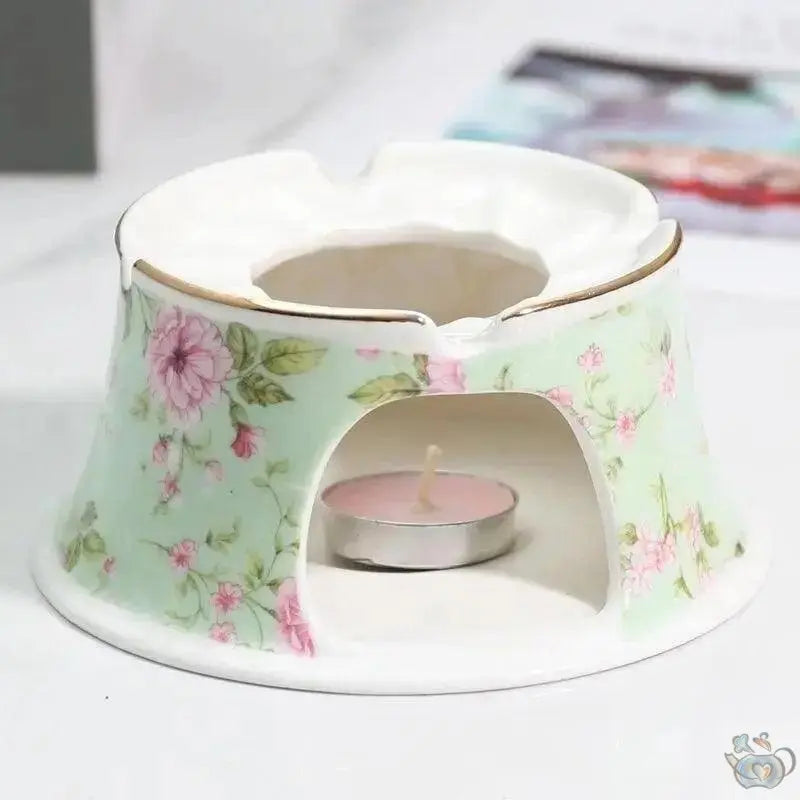 ​Théière en porcelaine anglaise base chauffante  |  Théières à la folie
