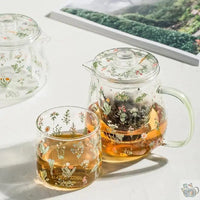 Thumbnail for ​Théière en verre aux plantes | Théières à la folie