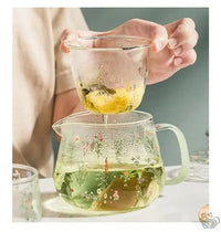 Thumbnail for ​Théière en verre aux plantes | Théières à la folie