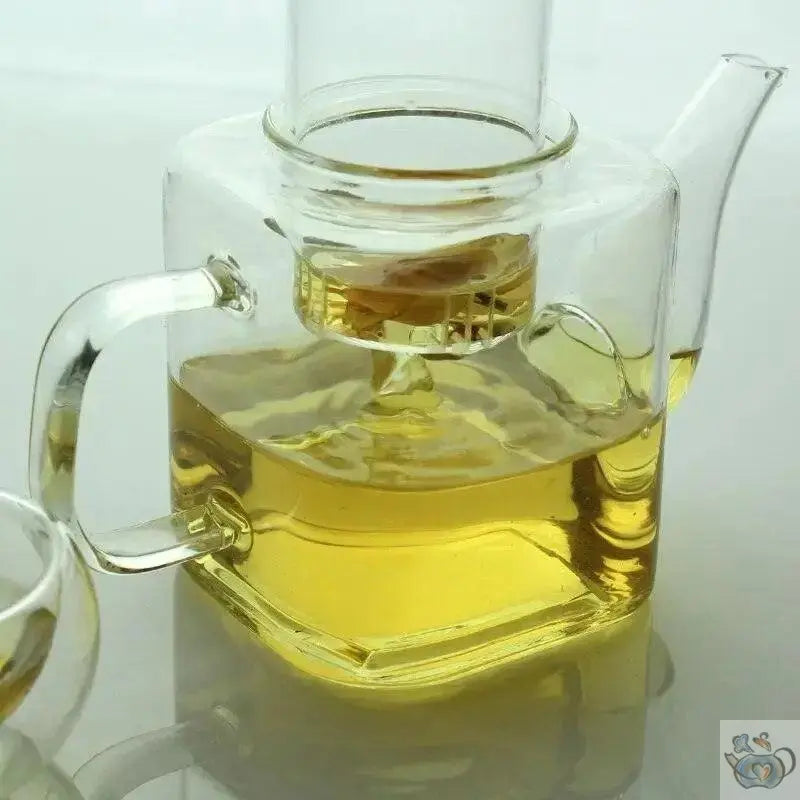 ​Théière en verre carré avec infuseur en verre | Théières à la folie