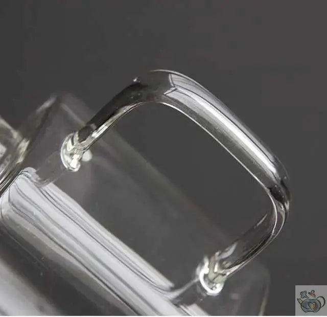 ​Théière en verre carré avec infuseur en verre | Théières à la folie