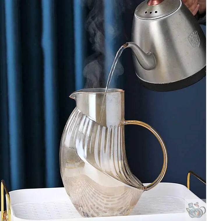 Théière en verre design polyvalent | Théières à la folie