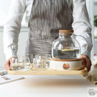Thumbnail for ​Théière en verre et socle céramique  |  Théières à la folie