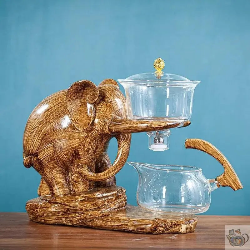 Teiera magnetica in resina con elefante | Théières à la folie