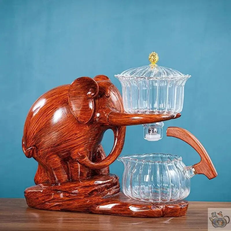 Teiera magnetica in resina con elefante | Théières à la folie