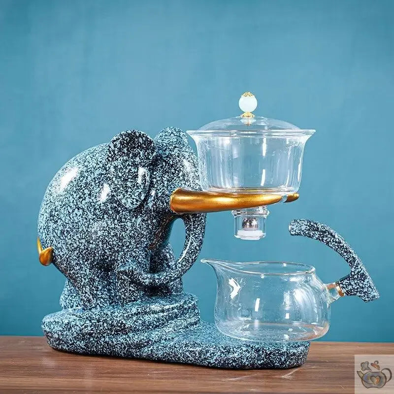 Teiera magnetica in resina con elefante | Théières à la folie