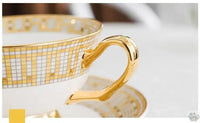 Thumbnail for Théière mosaïque reflets d'or porcelaine Théières à la folie