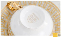 Thumbnail for Théière mosaïque reflets d'or porcelaine Théières à la folie