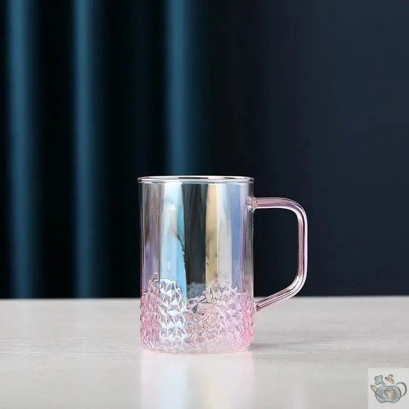 ​Théière polyvalente en verre rose | Théières à la folie