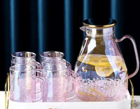 Thumbnail for ​Théière polyvalente en verre rose | Théières à la folie