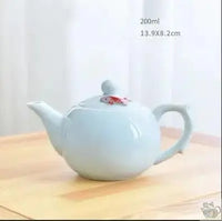 Thumbnail for ​Théière porcelaine céladon et petit poisson | Théières à la folie